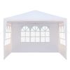 10''x10''(3 x 3m)Three Sides Waterproof Tent with Spiral Tubes XH