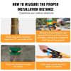 VEVOR Slackline Kit with Training Line, 60 ft Backyard Slack Line Equipment, Easy Setup Tight Rope for Kids Adults