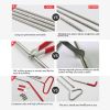 26 pieces of car emergency use kit, camping lamp maintenance lamp bracket, brake caliper hook, fifth wheel pin puller