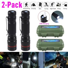 Kleine Taschenlampe Mini Handheld Ultrahelle Leistungsstarke LED Taktische Lampe (Option: 2sets)