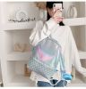 Mermaid Kids Backpack, Sparkly Sequins Backpack for Girls