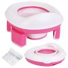 Portable Toddler Potty Toilet Foldable Potty Training Seat Cover with Splash Guard