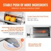 VEVOR Electric Vegetable Slicer, 0-0.5"/0-12mm Thickness Adjustable Commercial Slicer Machine, Convertible to Manual