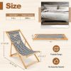 Folding Outdoor Sling Chair with 3 Adjustable Position